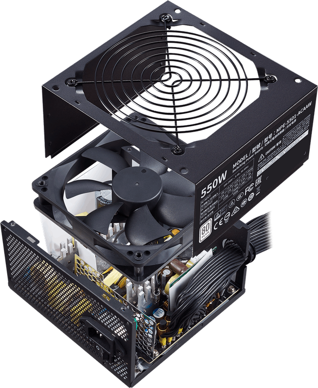 Refurbished Cooler Master MWE 550 White 230V - V2 Refurbished Cooler Master MWE 550 White 230V - V2